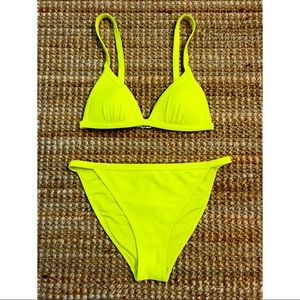 Neon Yellow H&M Bikini